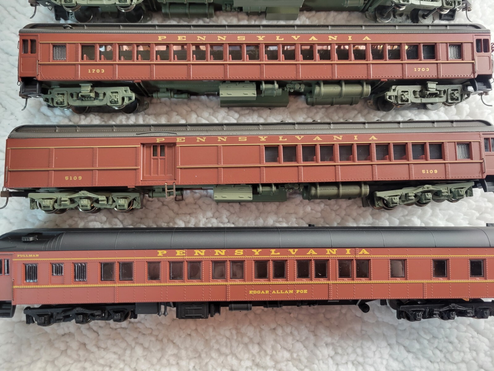 Spectrum Pennsylvania Railroad Pre-war Passenger Cars set of 7 HO