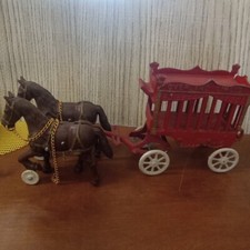 Cast Iron Toy Overland Circus Wagon Horse Buggy PARTS ONLY INCOMPLETE
