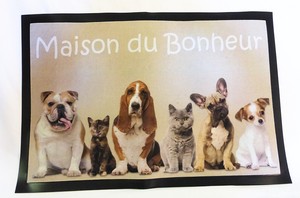 Dettagli Su Tappetino Cani E Gatti Da Uomo Migliori Amici Anti Slittamento Cottura Al Forno