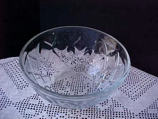 Serving Bowl Diamond Pattern Is Raised on Outside 5-3/4" Diameter Good Condition