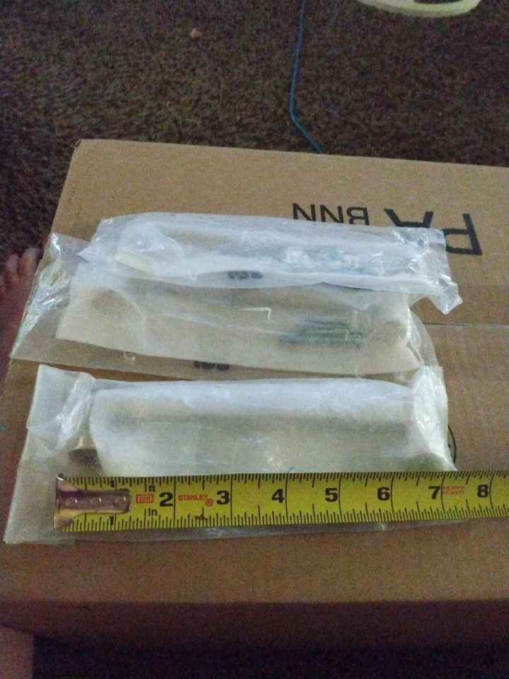 Atlas A104-WB Oskar Pull 6 5/16 Inch (c-c) - Warm Brass - Image 2 of 2