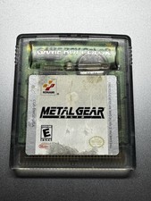 Metal Gear Solid (Nintendo Gameboy Color 1999) Authentic And Tested