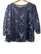 Dickens and Jones Floral Lined Top Size 12