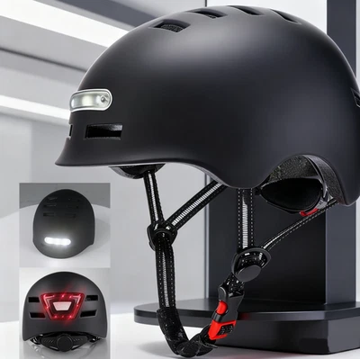 MARKENLOS Herren/Damen Fahrradhelm Radhelm MTB Fahrrad Bike Helm Schutzhelm Mit Licht