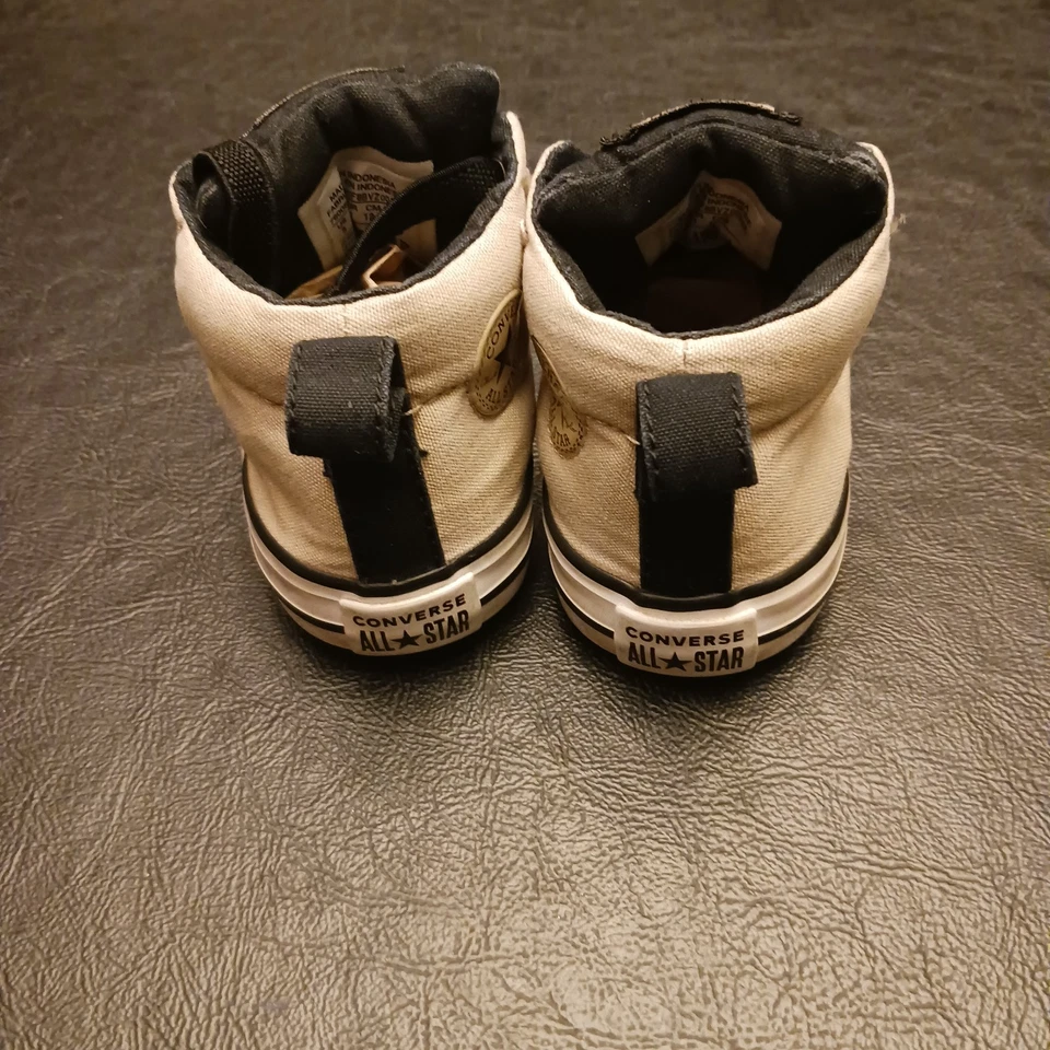 Converse All Star High Top Sneakers Infant Sz5 760067F Beige Toddler Shoes - Image 2 of 4