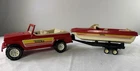 1970s Tonka 2460 Jeepster Runabout, Speed Boat, and Trailer Vintage