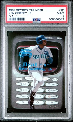 1999 Skybox Thunder Dial 1 #3D Ken Griffey Jr. Dial 1 PSA 9 HOF RARE!