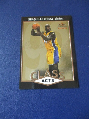 2000-01 Fleer Tradition Class Acts Glossy Gold Foil Shaquille O'Neal #11CA