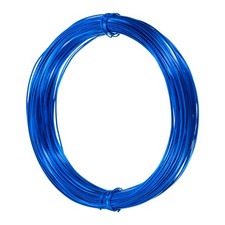1mm Aluminum Craft Flat Wire,98Ft 0.5mm Thickness Armature Wire, Dark Blue