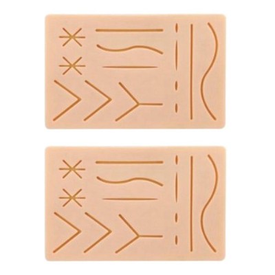 2X Neues Haut Naht Training Kit Pad Naht Training Kit Naht Polster Trauma Z9658