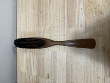 OXCO MADE IN USA Vintage 15 WALNUT Wood Shoe Horn Brush Natural Bristles