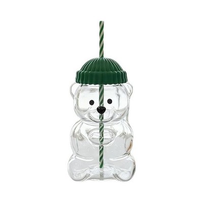 2026 Barista Star Bear Tasse Limited Edition Glasbecher mit Strohhalm 20 Unze...