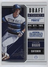 2018 Panini Contenders Draft Picks Ticket 41/99 Craig Biggio #11 HOF g2u