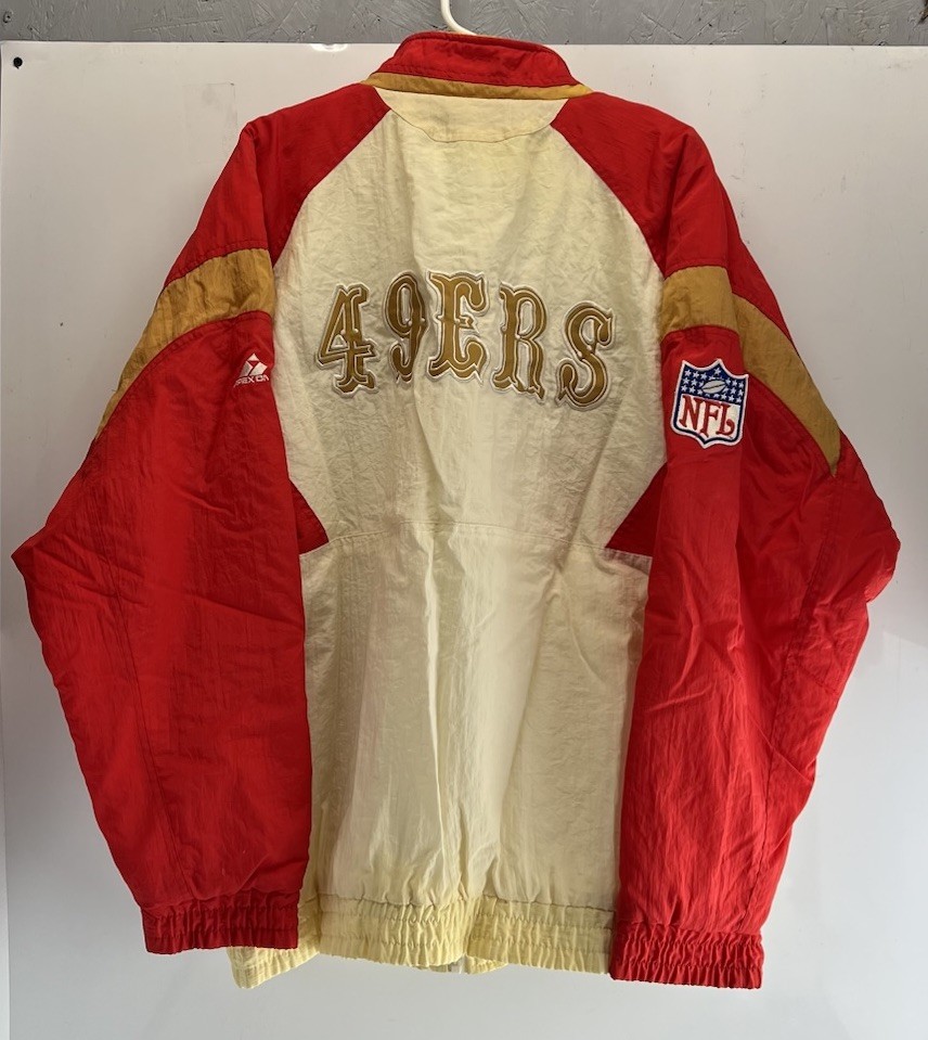 Vintage 90s Apex One San Francisco 49ers NFL Jacket Men's XL Red
