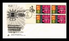 DR JIM STAMPS US COVER WORLD ENERGY CONFERENCE 50TH ANNIVERSARY FDC ZIP BLOCK