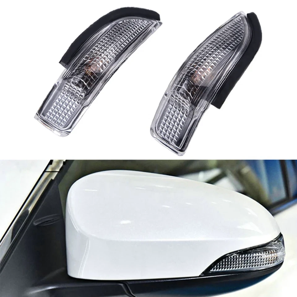 2pcs Side Wing Mirror Turn Signal Lights Lamps For Toyota Prius C 2012-2018 - image 4 of 4