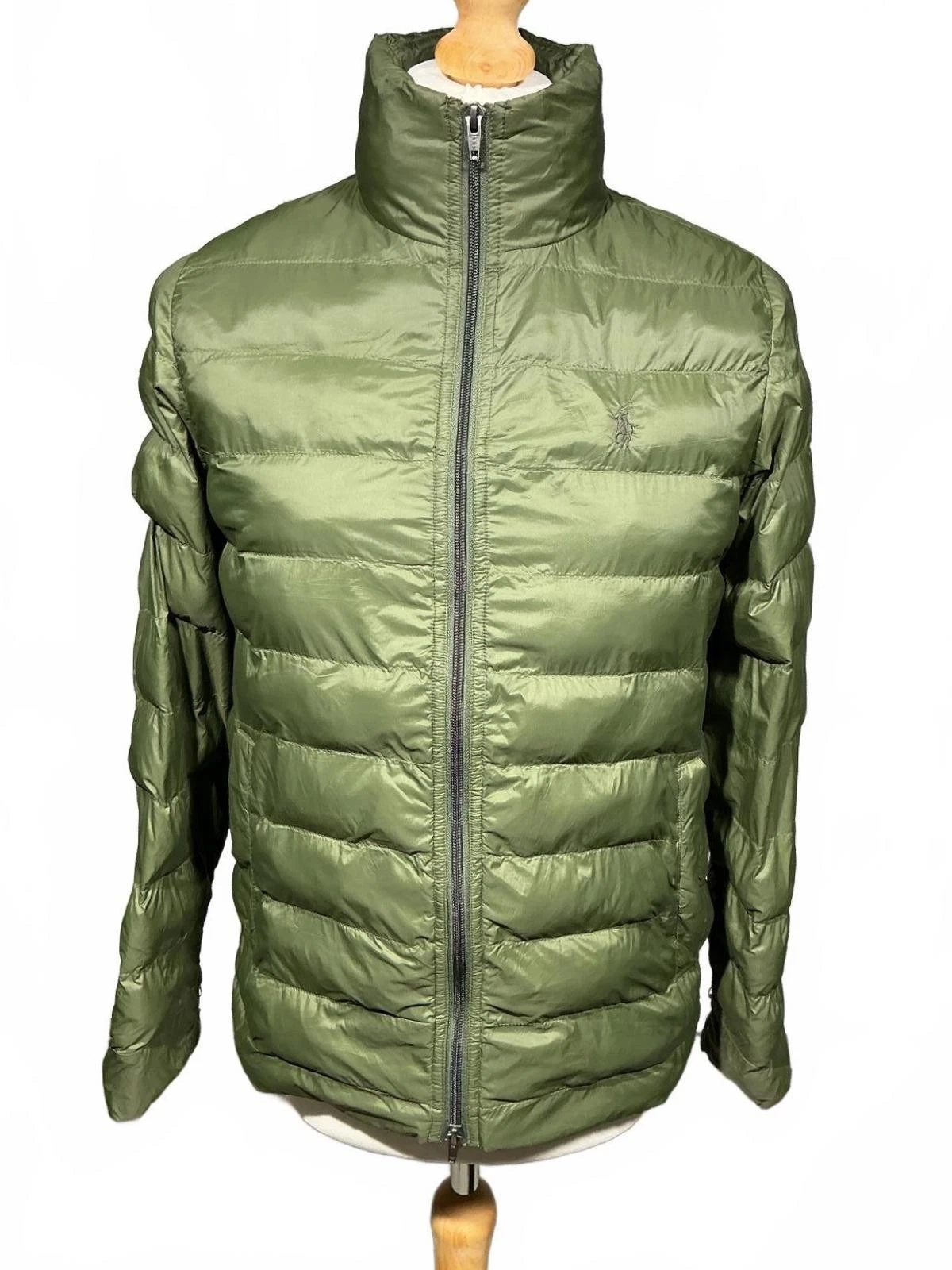 Ralph Lauren Men's Olive Green Puffer Jacket