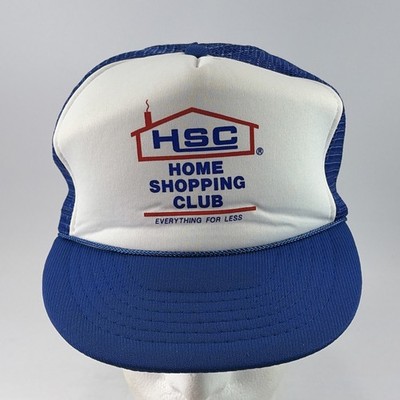 Vintage HSC Home Shopping Club Snap Back Hat Truckers Cap HSN Network Rope Brim