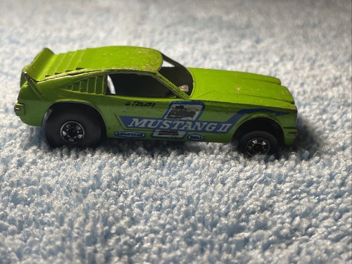 Vintage Hot Wheels Blackwall Show Hoss Mustang II Funny Car Green - 第 4/6 張圖片