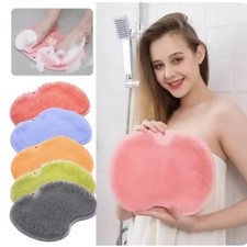 Foot Back Scrubber Exfoliating Silicone Massager Pad Cleaning Mat Bath Shower US