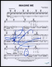 Kirk Franklin "Hero" AUTOGRAPH Signed 'Imagine Me' 8.5x11 Sheet Music ACOA