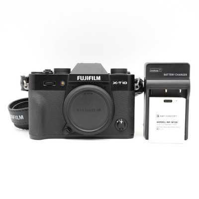 MINT FUJIFILM X-T10 Mirrorless Camera (Body Only) - Black #129