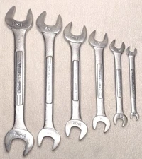 Craftsman =V= 6pc SAE Open-End Wrench Set - 13/16" thru 1/4"
