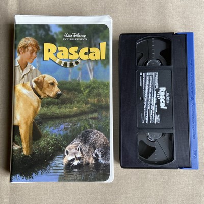 Rascal (VHS 1969) Walt Disney Clamshell Animal Raccoon Steve Forrest Bill Mumy +