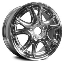 For Chevy Camaro 00-02 5 V-spoke Chrome 16x8 Alloy Factory Wheel Remanufactured For Chevy Camaro 00-02 5 V-spoke Chrome 16x8 Alloy Factory Wheel Remanufactured