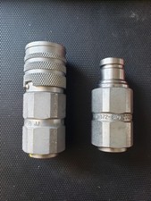 Parker 371/372-8FO Stainless Quick Coupler Set 1/2 in 