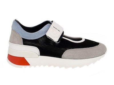 RUCO LINE 1951 AN black fabric sneakers - women's shoes