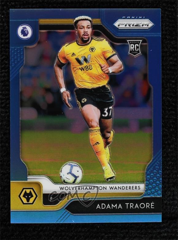 2019-20 Panini Prizm Premier League Blue Prizm 7/199 Adama Traore #179 2f4