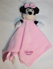Disney Baby pink Minnie Mouse lovey security blanket