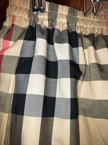 BURBERRY GIRLS Box Pleats Skirt Size 4Y Cotton Blend NWT - Picture 2 of 13