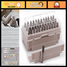 36-Piece Number  Capital Letter Stamp Set A-Z 0-9 for Metal, Wood, Plastic - 1/