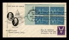 DR JIM STAMPS US COVER SPECIAL DELIVERY 13C FDC SCOTT E17 PLATE BLOCK ARTCRAFT