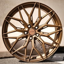 20" VW TRANSPORTER T5 T6 T6.1 VELOCITY VF8 FLOW FORMED M/BRONZE 8.5J ALLOYS X4