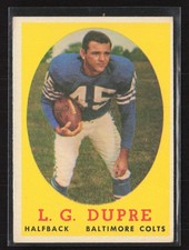 1958 Topps #117 L.G. Dupre - EX/EX+ Set Break!