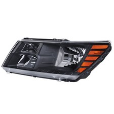 Astorch99 Left Driver Side Halogen Headlight For Dodge Journey 2009-2020 Chrome Amber - View #5