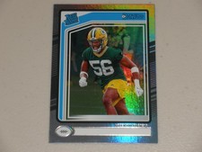 2024 Donruss Rated Rookie No Name On Front Holo #325 Edgerrin Cooper RC