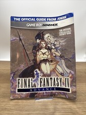 Final Fantasy IV Advance Nintendo Game Boy Adv Strategy Guide Player's Hint Book