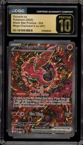 Pokemon Oricorio ex Mega Charizard X ex Promo #024 CGC 10 Pristine