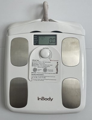New InBody Dial H20N Smart Body Composition Scale - White (TESTED)