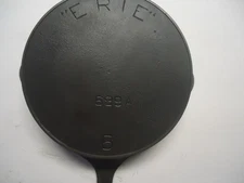Antique " ERIE " Pre-Griswold # 6 Cast Iron Skillet, P/N 699-A NICE( HAIR LINE )