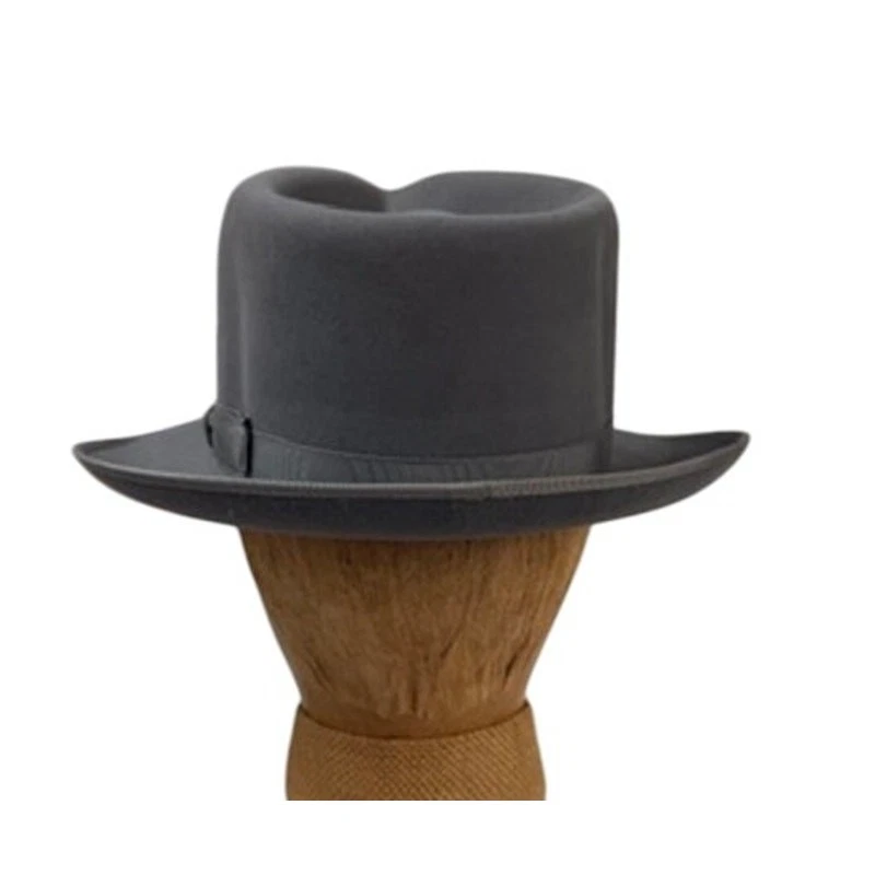 De Colección Alexander Supreme Calidad Gris Fedora Sombrero Años 50 Piel Fieltro Talla 7 EE. UU. Foto 4 de 4
