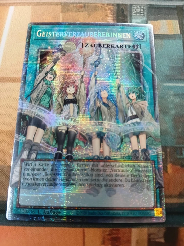 Geisterverzaubererinnen BLGG-DE145 Starlight Rare Overframed Full DE NM Yugioh - Bild 1 von 1