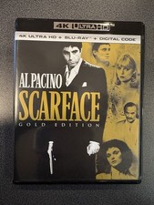 Scarface (4K Ultra HD & Blu-ray 1983) Al Pacino Michelle Pfeiffer Brian De Palma