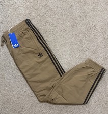 adidas Originals Adicolor Woven Firebird Track Pants Mens Brown New All Sizes