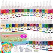 Tie Dye Kit for Large Groups, 40 Vibrant Colors