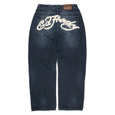 Ed Hardy Vintage Jeans Dunkelblau Loose
